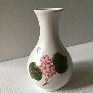 Staffordshire Wood & Sons Hand Painted Mayflower Bud Vase